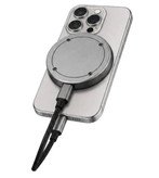 باکس هارد M2 فلزی گرد مگنتی باسرعت USB3.1 خروجی تایپ سی