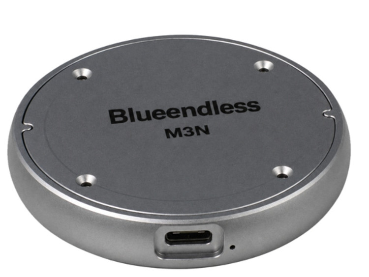 باکس هارد M2 فلزی گرد مگنتی باسرعت USB3.1 خروجی تایپ سی