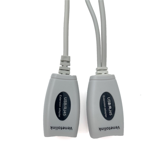 تبدیل افزایش طول USB2.0 تحت شبکه ونتولینک با برق کمکی طول ۴۵متر