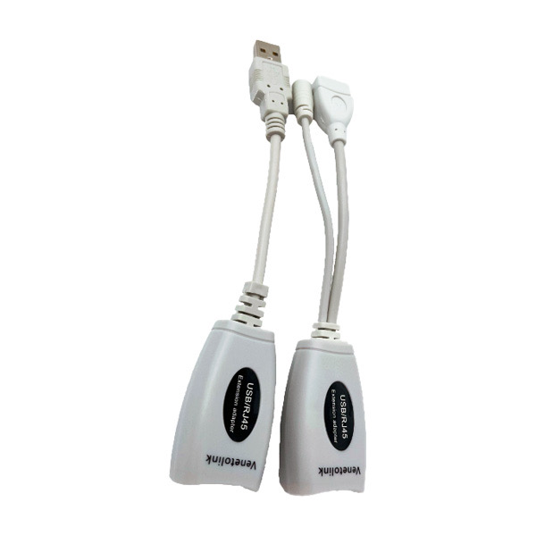 تبدیل افزایش طول USB2.0 تحت شبکه ونتولینک با برق کمکی طول ۴۵متر